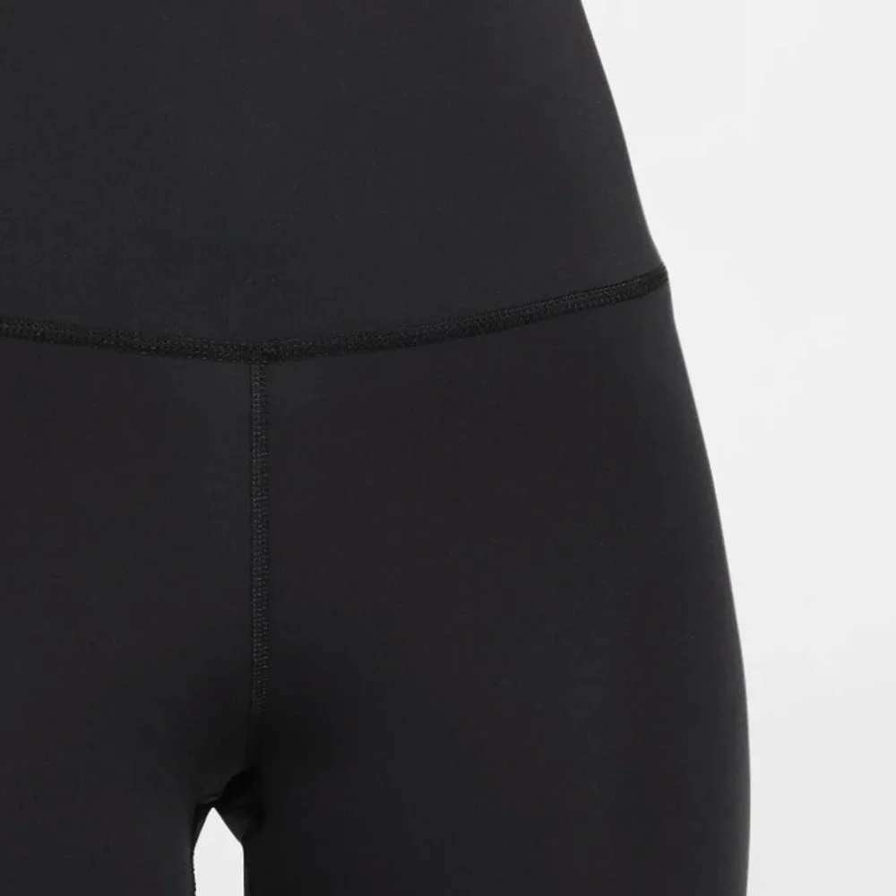 Nike Yoga 7/8 High Rise Leggings CU5293-010 Black Women's - Picture 2 of 4